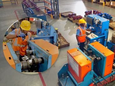Single Station Hydro-Testing with Tilting
